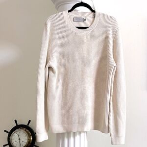 Vince Off-White Crewneck Spring Sweater